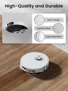 Robot Parts Mops For Dreame L10s Ultra/ L10 Ultra/ L20 Ultra/X30 UltraX40 Ultra/L10s Ultra/L40 Ultra/L30 Ultra And X10+ Robot Vacuum Cleaner, Mop Pads, Mop Cloths, Spare Parts Kit