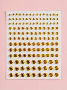 3D Realistic Chunky Glitter Glass Rhinestone Facial Decorations, Suitable For Hair, Eyes, Face, Body Decoration, Gift For Women, Music Festival, Party, Masquerade