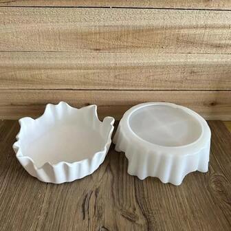 Asymmetrical Storage Tray Silicone Mold, Home Decor Tray Plaster Silicone Mold