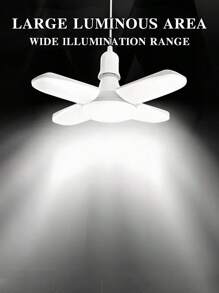 1 lampadina LED E27 da 28W con ventola e timer, plafoniera pieghevole con 40 o 52 perline, design stampato in 3D, per uso interno, cablata, senza batterie, plafoniera moderna con struttura per illuminazione interna, lampadina LED
