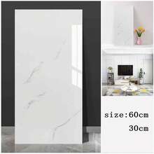 10/20/50 Pieces Of Marble Effect Pattern Self-Adhesive Wall Tiles, Imitation Natural Rock Wallpaper, Vinyl Foam Wall Stickers, Waterproof And Moisture-Proof, Easy To Clean And Cut, Peelable, Suitable For Bathroom, Living Room, Kitchen, Bedroom Decoration Wall Decoration Stickers