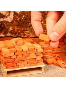 50/150pcs Miniature Sand Table Three-Dimensional Model Landscape Building Blocks Portable Simulation Bricks For Hobbyists & Educational Engineering Skills