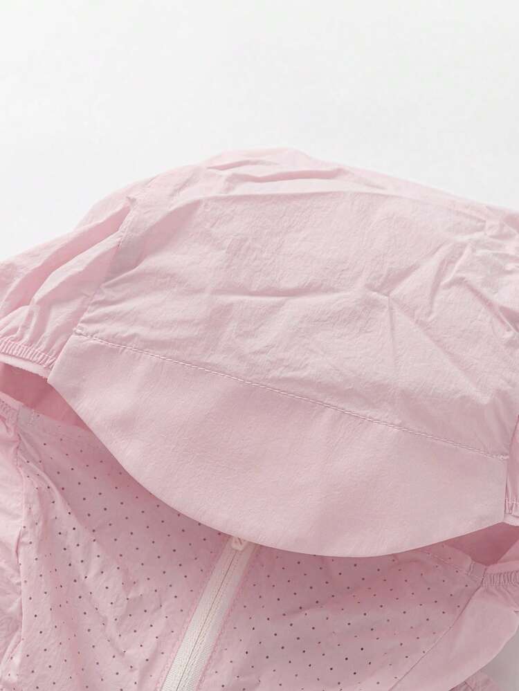 Balabala Girls' Sun Protection Jacket 2025 Summer Thin Skin Coat - Pink - View 3