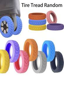 1/8 PCS Luggage Wheel Protector, Wheel Diameter 5-7.5cm Universal, For 8 Wheel Spinner Luggage Sets, Anti-Friction, Anti-Noise Luggage Cover, Luggage Protector, Vacation Travel Essentials Travel Accessories, Travel Accessories, Suitcases, Travel Essentials, Furniture Dust Covers