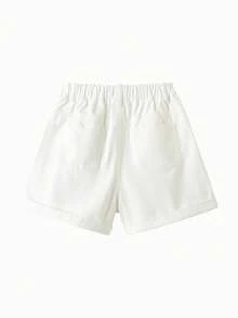 Balabala 儿童裤子 女童夏季纯棉时尚短裤