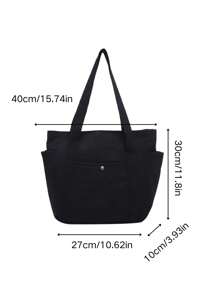 1 pezzo Borsa unisex di grande capacità, nuovostile coreano, borsa a tracolla casual per scuola/università, borsa a tracolla in tela, borsa a spalla, borsa per festival, borsa con chiusura lampo, borsa da scuola di grandi dimensioni, con scomparti multipli, adatta per spiaggia, scuola, lavoro e uso quotidiano