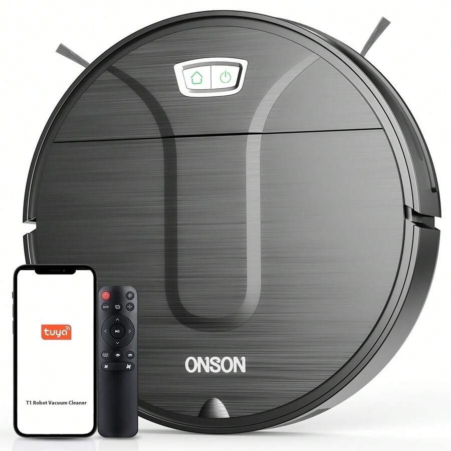 Robot Vacuum Cleaner' 3500Pa Vacuum Cleaner With Schedule' App//Wi-Fi/Alexa' Slim' Ideal For Hard Floor' Pet Hair - 1 - View 1