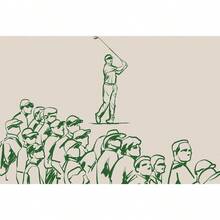 1PC Modern Abstract Simplicity Green Golf Course For Golf Game Posters Canvas Paint Prints Wall Arts Picture For Room Home Decoration Gift Optional Frame ,Wall Art With Frame - Multicolor - View 28