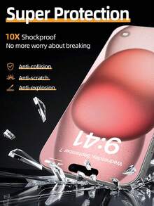 3pcs High Definition Tempered Glass Screen Protector, Compatible With Apple Devices, Anti-Scratch, Anti-Shock, Oleophobic Coating, Smooth Touch, Compatible With Apple 17/17 Pro/17 Pro Max/17 Air/X/XR/11/12/13/14/15/16/16 Plus/16 Pro/16 Pro Max/16 E Series