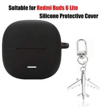 Compatible With Redmi Buds 6 Lite Earphones Soft Silicone Protective Case Cover - With Lanyard - View 2