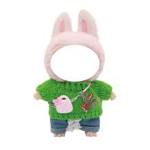Outfit Set: Sweater And Jeans For Plush Doll, Includes Cute Accessory Bag (Doll Not Included), Merchandise