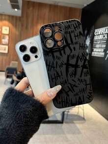 Slim Compatible With Iphone 16 Case - Joker Haha Design - Cool Case For Men - Superhero Villain Designer Cover - Slim And Flexible Gift For Birthday, Mother, Family, Friends, Boyfriend, Girlfriend - 黑色 - 查看 4