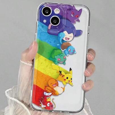 皮卡丘系列杰尼龟苹果兼容苹果兼容适用于兼容三星Galaxy Redmi Note兼容小米兼容手机壳商务简约7/8/X/XS/11/12/13/14/15/16PRO/Max运动送给朋友和情侣的生日礼物卡通宠物小精灵皮卡丘和杰尼龟防震手机壳兼容苹果兼容送给朋友和情侣的生日礼物防水防摔防刮