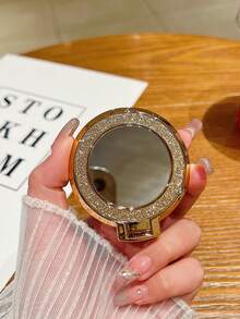 1 件磁性手机支架磁性手机背贴百搭支架镜面蝴蝶闪光