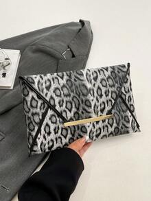 Fashionable Large Capacity Floral Pattern Colorblock Clutch Bag, Evening Bag For Women