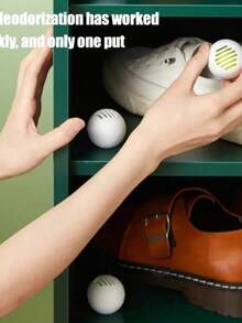 6pcs Shoe & Sock Deodorizer Balls, Shoe Cabinet Deodorizer, Supplier Of Kitchen, Bathroom, Home Supplies - White - View 9