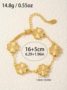 1 pièce Bracelet à trèfle à quatre feuilles chanceux élégant pour femme, bracelet en cristal guérisseur pour la guérison de l'énergie spirituelle, convient pour un port quotidien, cadeau idéal pour la petite amie, l'épouse ou la partenaire