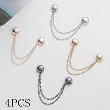 2pcs/4pcs/8pcs Adjustable Magnetic Leg Hem Clips, Detachable Trouser Leg/Sleeve Cuff Shortening Fastener, No-Sew Clothing Hem Clips - Multicolor - View 16