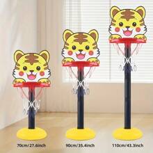 Set di canestro da basket regolabile mini per adolescenti - Comprende un pallone da basket, ottimo per gioco indoor/all'aperto e regalo di compleanno, colore blu