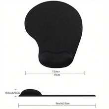 Office Mousepad With Gel Wrist Support - Ergonomic Gaming Desktop Mouse Pad Wrist Rest - Design Gamepad Mat Rubber Base For Laptop Computer (Pink) - Multicolor - View 6