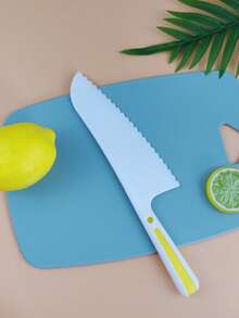 1pc/4pcs Outdoor Camping And Hiking Cooking Tools: Grater, Peeler And Slicer Kitchen Tools That Don't Hurt Hands, Baking Knives, Potato Cutter, Grater, Kindergarten Special Plastic Fruit Knife, Bread Knife, Cake Knife Set - Multicolor - View 4