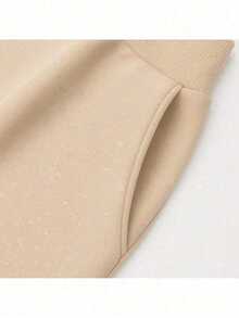 Skull Ghost Streetwear Printed Sweatpants - Beige - View 3