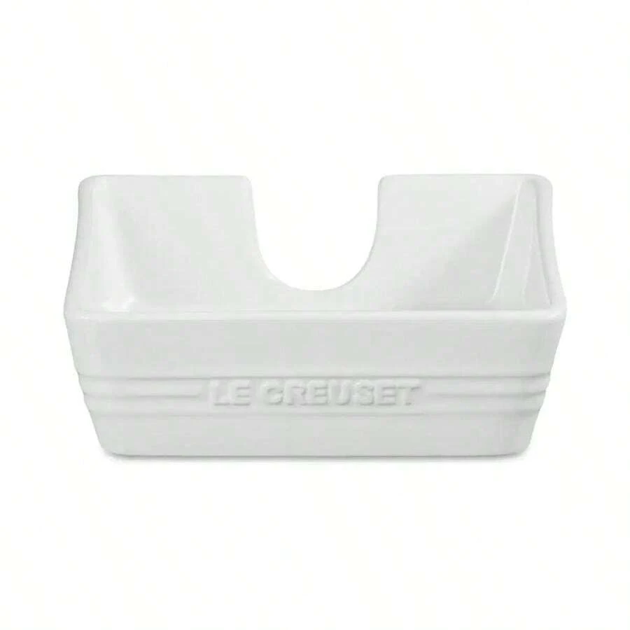 Le Creuset Stoneware Signature Cocktail Napkin Holder | | Dining Sets - White - View 1