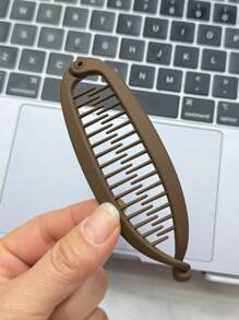 1 pezzo Semplice fermaglio a coda di sirena per capelli, elegante fermaglio per coda di cavallo verticale, fermaglio per coda di cavallo casual in polipropilene, fermagli per capelli, accessori per la scuola