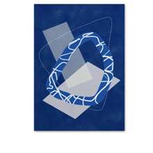 1 buc. Opțional, cadru postere, artă de perete, vintage, linie albastră, geometrie, flori, artă de perete, pânză, pictură de artă abstractă, postere și imprimeuri, imagini pentru barul de hotel, pentru decorul casei din sufragerie
