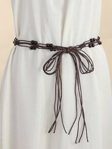 1 件韩式手工编织腰带，适合连衣裙、沙滩装， - 手工編織腰帶 - 查看 4