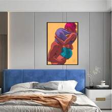 1/3PCS Optional Frame Posters Wall Arts Modern Romantic Woman Men Posters Living Room Decor ,Wall Art With Frame