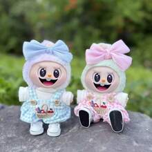 Llavero de la 1ª, 2ª y 3ª generación Forlabubu, accesorios de ropa, conjunto de ropa de muñeca de 17 cm, peto para cesta colgante, Lbb lindo