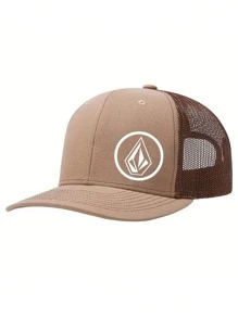 1 Peça Boné de Beisebol de Aba Curva Estampado, Boné Trucker Masculino/Feminino para Esportes ao Ar Livre, Hip Hop Estilizado