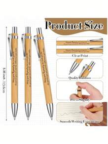 20 pièces/10 jeux Ensemble cadeau de remerciement pour groupe d'employés - Comprend des stylos à bille en bambou de motivation et des cahiers spiralés de motivation. Cahiers de remerciement pour employés, cahiers d'inspiration spiralés. Cadeaux de gros pour bénévoles, enseignants, infirmières, team building, anniversaire, retraite, cadeaux de bureau de remerciement pour les fêtes (20/12/2 pièces)
