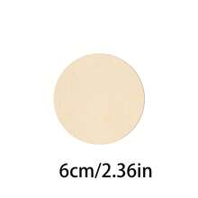 10pcs/Pack 3/5/8/10cm Wood Cutout Discs, DIY Laser Cutting Decorative Wooden Slices, Poplar Wood Geometric Coasters, Home Decor Round Wooden Pieces - Multicolor - View 20