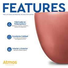 Flower Pots & Planters - Chocolate Brown - View 5