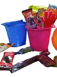 20 Cubetitas Dulcero Sin Personalizar 500 ml - Caja económica y versátil para dulces, sorpresas o souvenirs en fiestas infantiles. - Multicolor - Ver 3