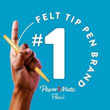 Paper Mate Flair Pens 12pk - Assorted Colors, Medium Tip, For Note-Taking/Art - 144 Count - View 5