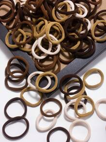 117pcs/Set Chocolate Color Hair Accessories Set, Including Headbands, Large Shrimp-Shaped Hair Clips, Hair Ties And Scrunchies - Suitable For Girls And Women, Whether For Commuting, Dating, Parties, Or Casual Vacations, It Can Meet Your Hair Styling Needs And Make You The Fashion Focal Point - New Design For 2025