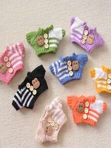 [Apparel Only] New 17cm High Quality Labobo Lomi Plush Doll Clothing Accessory