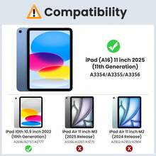 MoKo Case For IPad (A16) 11th Generation 11 Inch 2025, IPad 10th Generation 10.9 Inch 2025, Slim Stand Protective Cover With Hard PC Translucent Back Shell Cover, Support Touch ID, Navy Blue - trái cam - Xem 10