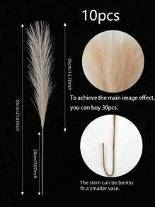 10pcs Artificial Simulation Rattan Decor, Indoor Living Room Flower Arrangement Plant Decor,Fall Decor,Autumn