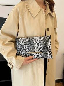 Fashionable Large Capacity Floral Pattern Colorblock Clutch Bag, Evening Bag For Women