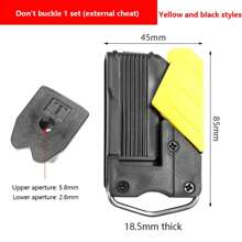 1Pc Quick Release Buckle Hammer Wrench Power Tool Waist Belt Organiser Hooks Universal Tape Measure Hanger Belt Holder Clip