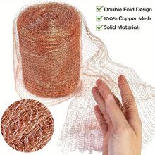 Multipurpose Copper Mesh Wire Shielding Net, Anti-Snail Copper Wire Net, Pest & Rodent Proof Protection Net, Copper Mesh Decor For Garden, Ceiling - Bronze - View 7