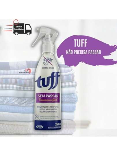 Tuff Sem Passar Desamassa Fácil Tuff Start 350ml Neutraliza Odores Revitaliza e perfuma