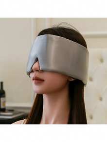 1 件 100% 真丝奢华男女通用真丝睡眠面罩：舒适透气，旅行必备 - 纯色可调节，让您获得极致休息 - 多色 - 查看 13