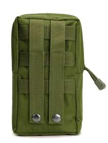 Tactical Molle Pouch Water-Resistant Compact Utility EDC Waist Bag Pack - 軍綠色 - 查看 5