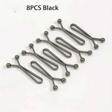 4pcs Invisible Waist Cincher Metal Clips - Adjustable, Fashion Accessory For Jeans And Apparel, U-Shape Scarf Clips To Prevent Wardrobe Malfunction, Easy To Use, Comfortable, Multipurpose - Shirt Sleeve Fastener, T-Shirt Hem Fixer, Non-Damaging, Reusable, Suitable For Casual, Commute, Date, Travel, School