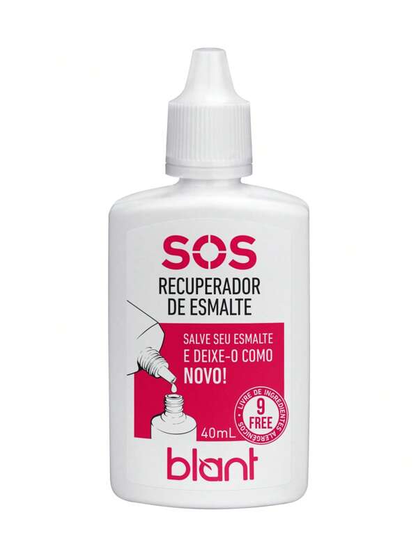 Recuperador e Diluidor de Esmaltes Vegano SOS 9FREE Blant Festa Junina